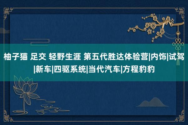 柚子猫 足交 轻野生涯 第五代胜达体验营|内饰|试驾|新车|四驱系统|当代汽车|方程豹豹